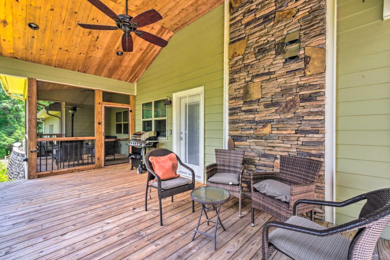 Cozy Riverside Dahlonega Home With Kayaks And Fire Pit Eksteriør billede